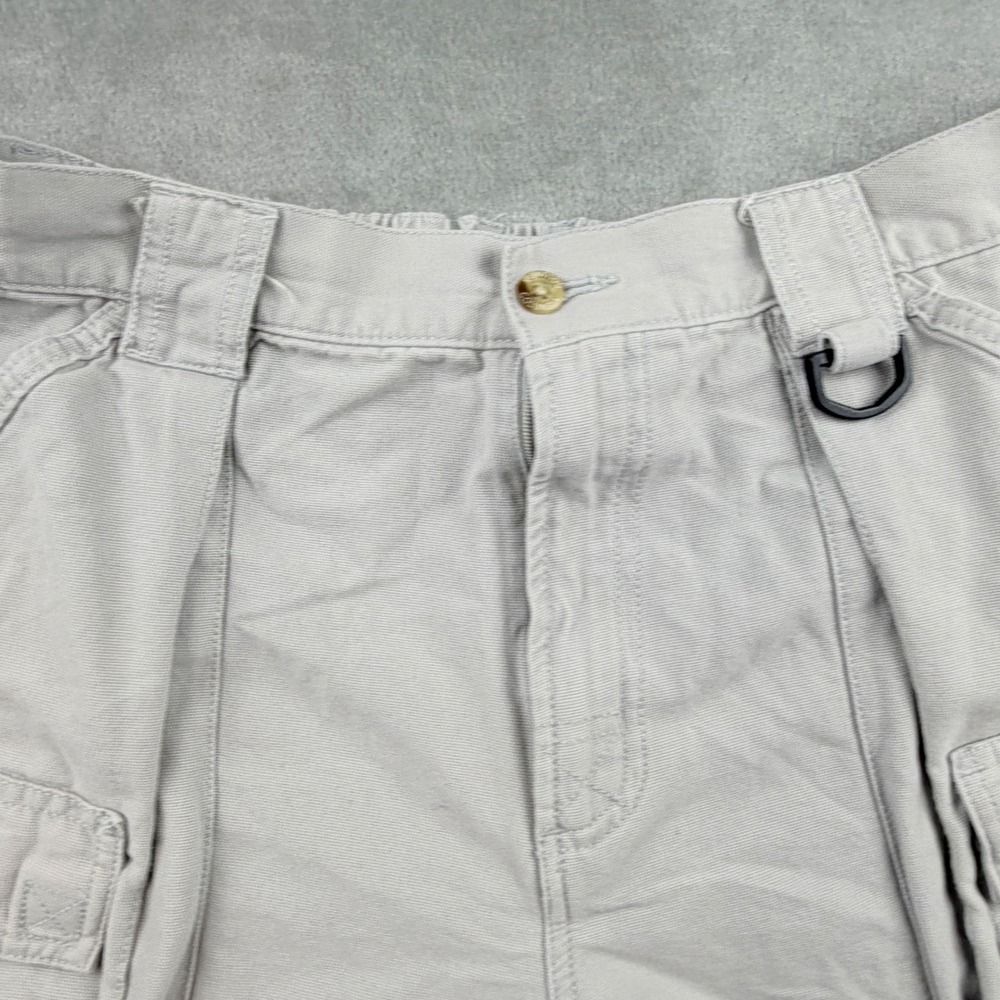 Columbia PFG Bonehead Cargo Shorts Men's Large Gray Cotton Fishing Hiking FM4012 - Picture 14 of 14